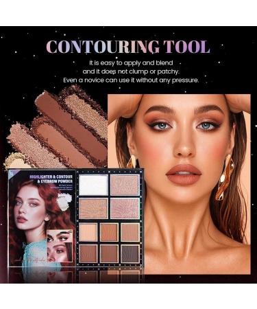 Makeup Palette Book Shape Eyeshadow Palette 48 Colors Book Style | Makeup Palette Set with Glitter and Highlighter for Party Travel Holiday Birthday - Buy Online on GoSupps.com