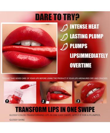 Plumping Lip Gloss with Chili Extract | Ultra-Hydrating & Nourishing Lip Tint for Fuller Lips - Volumize & Define Naturally - Buy Online on GoSupps.com