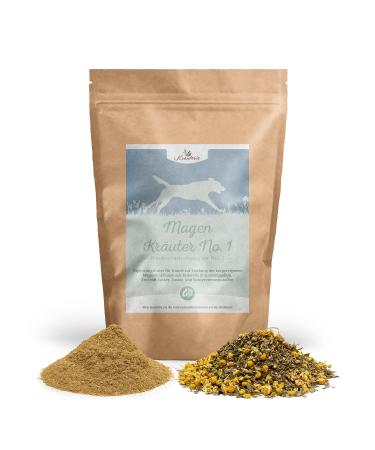 Krautery stomach herbs no.1 for dogs in top quality (500 g) - cut - species -appropriate supplementary feed for dogs free of additives sugar -free grain -free 500 g - cut