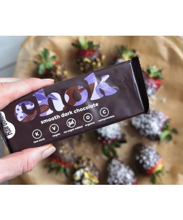  Raw Gorilla Raw Gorilla Smooth & Dark Cacao Chok | 3-Pack Gluten-Free Snacks | Keto Chocolate | No Added Sugar | Vegan Snacks | Organic | Sugar-Free Chocolates | Nut-Free | Healthy Snacks - Buy Online on GoSupps.com