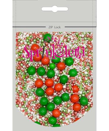 Merry Berry Sprinkletti Christmas Cake Topper - 100g Edible Festive Decorations for Xmas Party Cakes - Buy Online on GoSupps.com