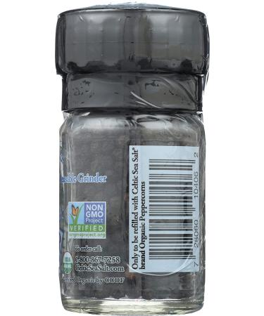 Celtic Sea Salt & Peppercorn Mini Grinders - Organic, Reusable Glass, 2.9 oz - Buy Online on GoSupps.com
