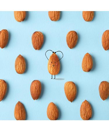 Yupik Dry Roasted Almonds 1 kg Gluten-Free Vegan Kosher Whole Nuts Lightly Roasted Oil-Free Unsalted Crunchy Almonds Healthy Snacks 1 kg (Pack of 1) - Buy Online on GoSupps.com