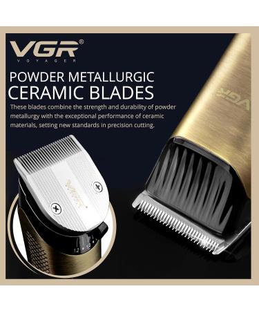 VGR Cordless Hair Clippers for Men Professional with Precision Switch - Turbo Mode - Ceramic Blades - Mens Hair Cutting Kit for Barber - Rechargeable Beard Trimmer - Buy Online on GoSupps.com
