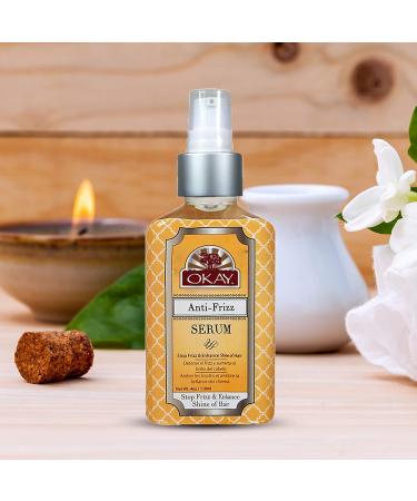 OKAY GIRLS GIRLS GIRLS Brazilian Keratin Anti Frizz Serum 4oz | Best Frizz Control for Smooth Hair - International Shipping Available - Buy Online on GoSupps.com
