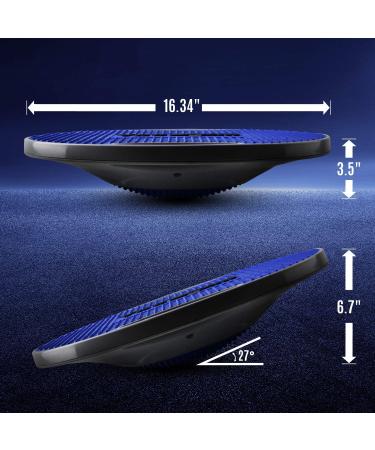 Yes4All Cobalt Blue Plastic Wobble Balance Board - Round Balance Trainer for Core Training - Home Gym Workout Essential - Buy Online on GoSupps.com
