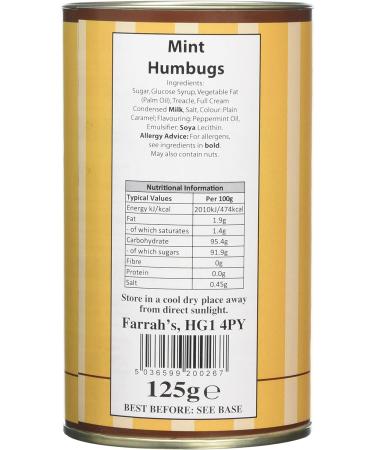 Farrah's of Harrogate Mint Humbugs 125g - Buy Online on GoSupps.com