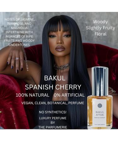 Bakul Spanish Cherry Attar 30ml | All-Natural Vegan Perfume | Organic Alcohol | Cruelty-Free Essential Oil - Buy Online on GoSupps.com