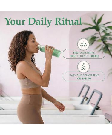 Alma Verde Liquid Chlorophyll Drops - Chlorophyll Water with Aloe Vera Juice for Body Odor Bloating Relief & Gut Health - Natural Deodorant Alternative for Women - Skin Glow & Detox - Vegan - 30ml - Buy Online on GoSupps.com