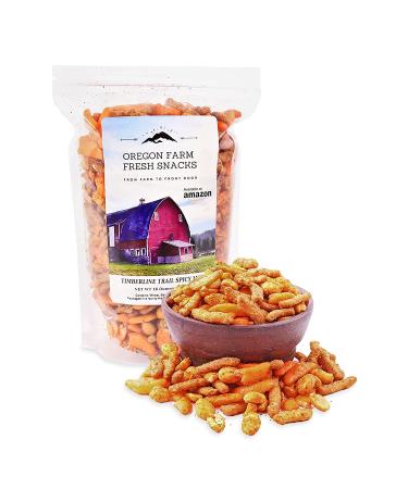 Oregon Farm Fresh Snacks Timberline Trail Spicy Mix - 16 oz - Hot & Spicy Trail Mix with Nuts and Cajun Sticks - Resealable Bag - Perfect Game Night Snack - Hand-Blended Spicy Snack Pack - Buy Online on GoSupps.com