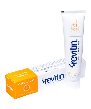Revitin Prebiotic Toothpaste 3.4 Ounce (Pack of 1)