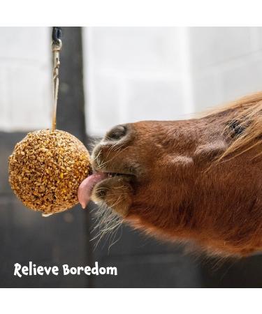 Likit Granola Stall-Ball Horse Treats 1.6kg | Apple Mixed Berry Peppermint Molasses Flavors | Long Lasting - Buy Online on GoSupps.com