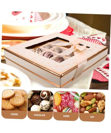 ABOOFAN Box Chocolate for Aging Empty Clear Containers Valentine Truffles Day Candy Valentine' - Buy Online on GoSupps.com