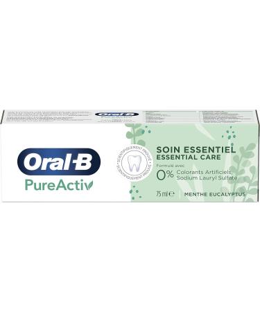 Oral-B Pureactiv Essential Care Toothpaste 75 ml - Buy Online on GoSupps.com