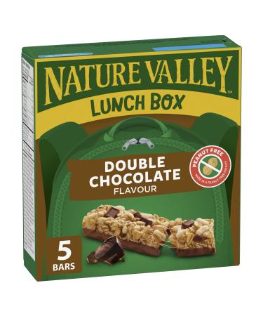 NATURE VALLEY Double Chocolate Flavour Granola Bars No Artificial Flavours No Artificial Colours Snack Bars Made with Whole Grains Pack of 5 Granola Bars Chocolate Granola Bars 5 Count (Pack of 1)