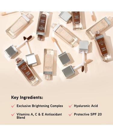 Physicians Formula Healthy Foundation LN3 | Hydrating SPF 20 Natural Finish | Dermatologist & Clinically Tested - Buy Online on GoSupps.com