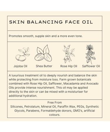 Jurlique - Skin Balancing - Face Oil - Face Neck & D colletage - Moisturizes & Balances Skin Protects From Moisture Loss Addresses Uneven Skin Tone - Natural Ingredients - All Skin Types - 50ml Face/Oil - Buy Online on GoSupps.com