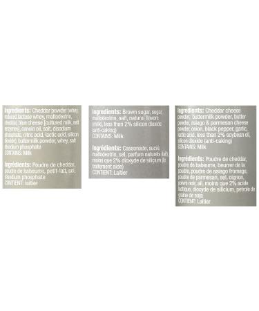 Urban Accents Popcorn Seasoning Variety Pack - Natural, Gluten-Free, Non-GMO - Buttery Caramel, Cracked Pepper Asiago, White Cheddar - Set of 3 - Buy Online on GoSupps.com