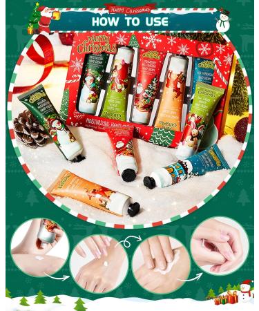 Mini Hand Cream Gift Kit-5Pcs Small Scented Hand Lotion for Dry Cracked Working Hands Natural Fragrance Moisturizing Travel Size Hand Lotion Christmas Gift Set Stocking Stuffers for Girl Women Men 50 g (Pack of 5) - Buy Online on GoSupps.com