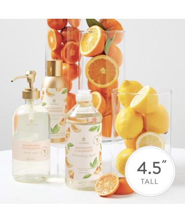 Thymes Large Mandarin Coriander Candle - 16 Oz Scented Candle for Fresh Home Fragrance - Premium Colored Glass Jar - Buy Online on GoSupps.com