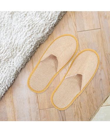 Lurrose Ladies Slippers - 6 Pairs Hotel & Spa Slippers Indoor Wedding & Guest Shoes for Women - Comfortable & Stylish - Buy Online on GoSupps.com