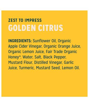 Sir Kensington's Golden Citrus Vinaigrette 8.45 fl oz - Premium Salad Dressing - Buy Online on GoSupps.com