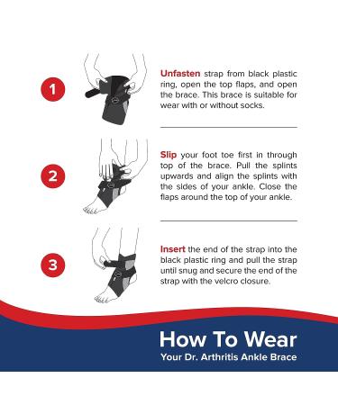 Doctor Developed Ankle Brace for Sprained Ankle Support - Men/Women - Large, Right - Buy Online on GoSupps.com