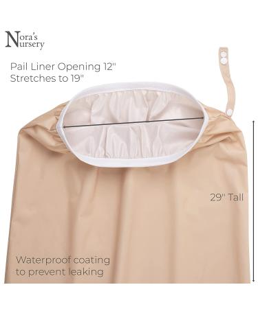 Reusable Cloth Diaper Pail Liner - 2 Pack, Fits Standard Pails, Garbage & Laundry Bins - Forest Design - Buy Online on GoSupps.com