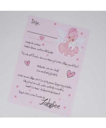 Personalized Tooth Fairy Letter with Gold Coin - Perfect Gift for Girls Birthdays School Enrollment & Daycare - Buy Online on GoSupps.com