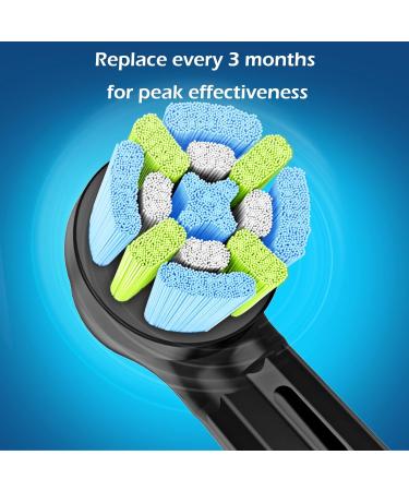 Toothbrush Heads Compatible with Braun Oral-B iO - Soft Replacement Heads for Oral-B IO 3 4 5 6 7 8 9 10 Series - 4 Pack - International Shipping Available - Buy Online on GoSupps.com