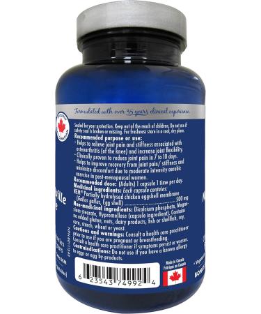 Naka Platinum NEM partially hydrolysed chicken eggshell membrane 500 mg per capsule. Clinically proven to reduce joint pain Bonus Size 75 Veggie Caps (60+15 Free) - Buy Online on GoSupps.com