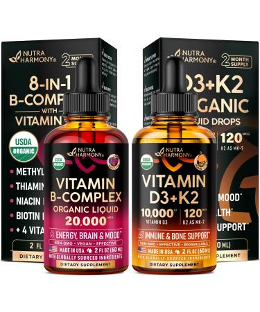 NUTRAHARMONY Vitamin D3 K2 & B-Complex Drops