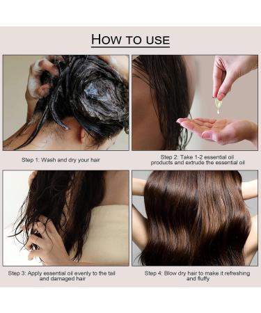 Hair Growth Oil Capsules - Thickening Treatment for Dry Frizzy Hair Regrowth | International Shipping Available - Buy Online on GoSupps.com