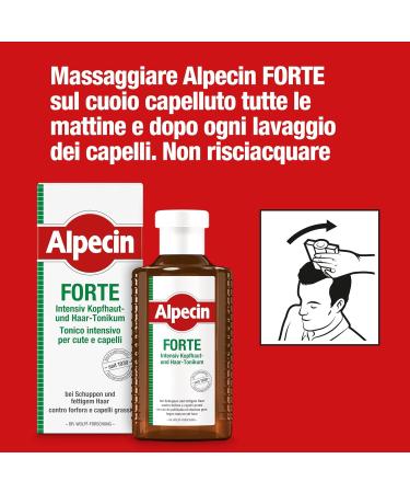  Alpecin Alpecin FORTE 3 x 200 ml - The tonic against dandruff and common hair loss - Buy Online on GoSupps.com