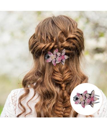 Haisheng 5-Piece Rhinestone Flower Hair Clips - Vintage Slipproof Hair Gripper & Pearl Hair Jewelry for Women & Girls - Perfect for Weddings & Styling - Buy Online on GoSupps.com