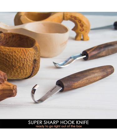 BeaverCraft Wood Spoon Carving Tools Kit S14x Deluxe - Spoon Carving Knives Hook Knife Set - Buy Online on GoSupps.com