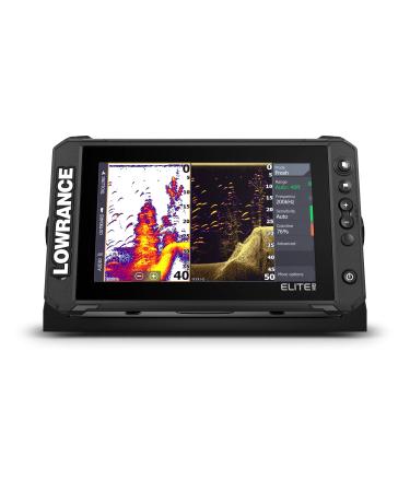 Lowrance Elite FS 9 Fish Finder with Active Imaging 3-in-1 Transducer, Preloaded C-MAP Contour+ Charts 9 Inch Active Imaging 3-in-1