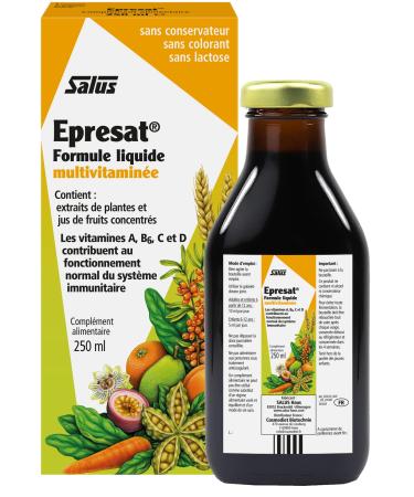 Salus Epresat Vitality/Energy/Immune System Strengthening Multivitamin Liquid Formula, 250 ml