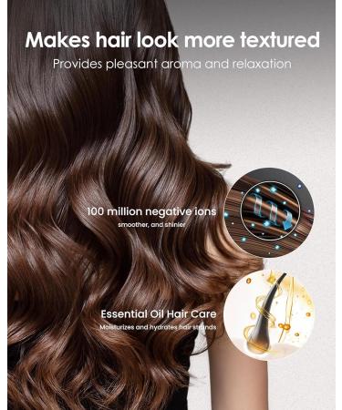 NOVUS 1.25 Inch Rotating Curling Iron - Effortless Waves & Beach Curls Auto Hair Curler with 60M Ions Fast Heating & Anti-Scald Protection for Perfect Hair Styling - Buy Online on GoSupps.com
