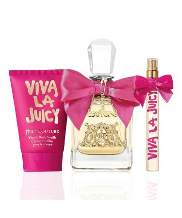 Juicy Couture Viva La Juicy Eau De Parfum Women's Perfume Valentine's Day Gift for Her Notes of Mandarin Gardenia & Caramel Floral & Sweet EDP Spray 1.13 Fl Oz (Pack of 3) Viva La Juicy - Buy Online on GoSupps.com