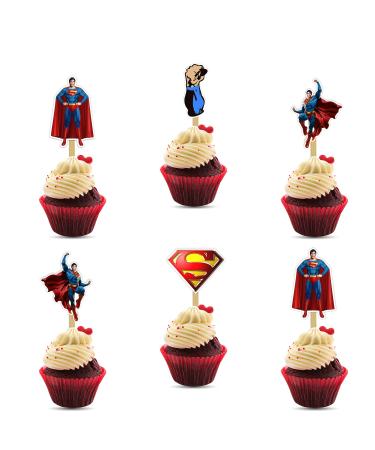 Seyal Suprman Cupcake Topper - Buy Online on GoSupps.com