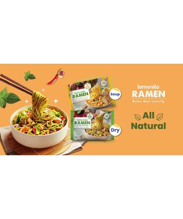 Lemonilo Ramen Chicken Curry Soup - Healthy Instant Ramen with Tumeric - All-Natural Ingredients - Quick Meal Kit (3.53 Oz) - Pack of 6 - Buy Online on GoSupps.com