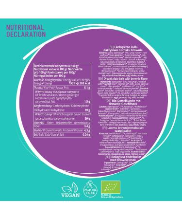  SUPER FUDGiO SUPER FUDGiO BIO Bio Energy Ball Brownie | Organic Date Balls 70g | Vegan & Healthy Snacks for Meals (1 Piece) (1 Pack of 10)) - Buy Online on GoSupps.com