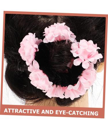 FRCOLOR Hair Headbands 1pc Hair Ribbons Stretch Hair Ring Girls Hair Tie Ponytail Holder Rose Hair Rope Women Hair Tie Seamless Bride Hairpin Hair Ties - Buy Online on GoSupps.com
