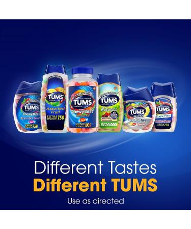 TUMS Chewable Bites Ultra Strength Antacid Tablets - Mixed Fruit Flavor (200 Count) - Buy Online on GoSupps.com