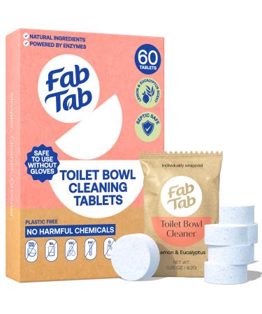 Toilet Bowl Cleaner Tablets- No Harsh Chemicals | Removes Rust & Stains | Natural Cleaning Products | Family and Pets approved Plastic-Free | (30)