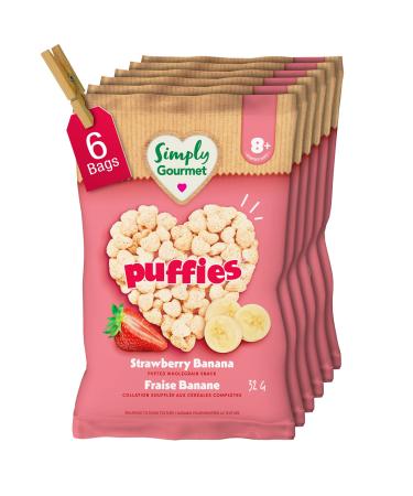 Simply Gourmet Puffies Strawberry Banana Baby Snack