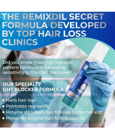 Remixidil Men s 5% Minoxidil Foam | Clinically Proven Hair Regrowth Treatment | No Scalp Irritation | 3-Month Supply for Hair Loss - Buy Online on GoSupps.com