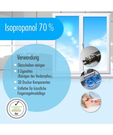2 x 5L Isopropanol 70% IPA - H fer Chemistry | Solvent Nail & Screen Cleaner Degreaser - International Shipping - Buy Online on GoSupps.com