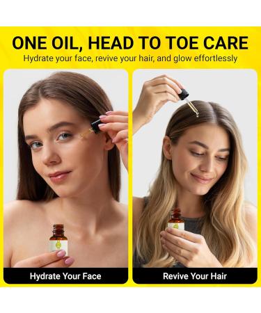 Kisii Prickly Pear Seed Oil 100% Pure and Natural Cold Pressed Oil for Face Hair and Skin Anti-Aging Moisturizer 1 oz Glass Bottle - Buy Online on GoSupps.com